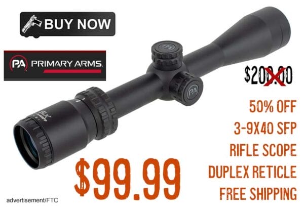 Primary Arms SLx HUNTER 3-9x40 SFP Rifle Scope lowest price