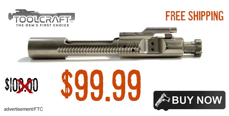 Toolcraft Premium 5.56 Nickel Boron BCG Carpenter 158 Bolt lowest price