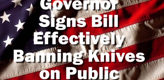 Washington Governor Signs Bill Effectively Banning Knives on Public Transportion