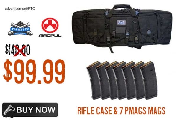 PSA 36" Single Gun Case & 7 Magpul PMAG Gen 2 5.56X45 30Rd Magazines lowest price