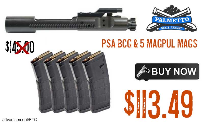 PSA Nitride MPI Full-Auto 5.56 BCG Magpul PMAG Gen2 MOE 5.56 Magazines lowest price