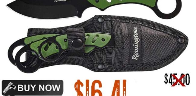 Remington 3pc Skinner Fixed Blade Knife Set lowest price oct2024