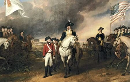 Surrender of Lord Cornwallis Cropped IMG Public Image