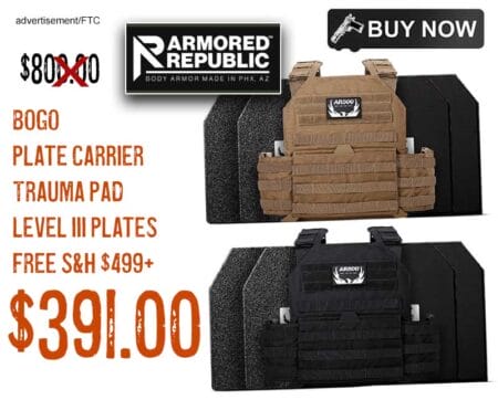 Testudo Lite Plate Carrier & Armor Package BOGO lowest price