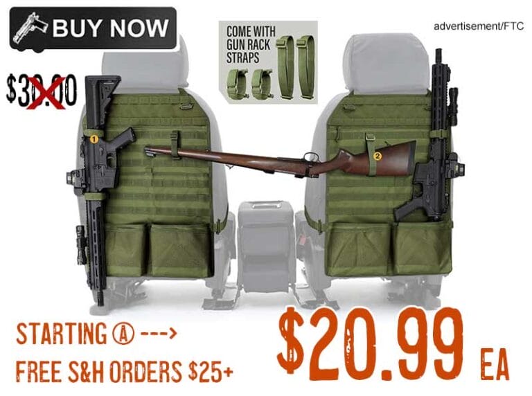 WYNEX Tactical Car Seat Back Organizer 20.99ea FREE S&H Options