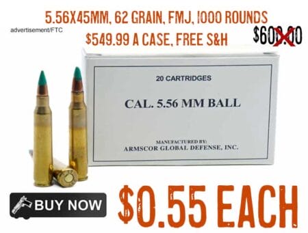 Armscor 5.56X45mm 62 Grain ammunition lowest price