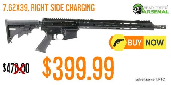Bear Creek Arsenal BC-15 7.62x39 Right Side Charging Complete Rifle jan2025