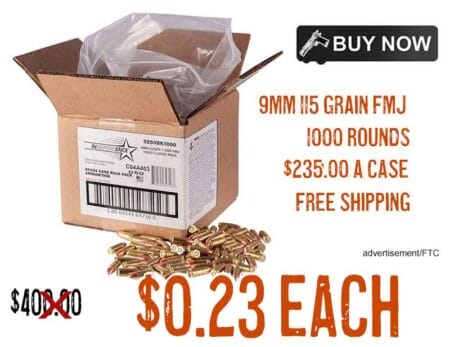 CCI Independence 9mm 115 Grain FMJ 1000 Round Bulk Ammo lowest price memorialday