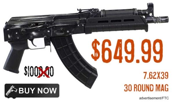 Century VSKA Draco 7.62X39 6.25" 30 Round Pistol lowest price