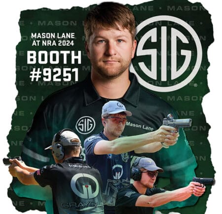 Mason Lane Officially Joins SIG SAUER Professional Shooting Team