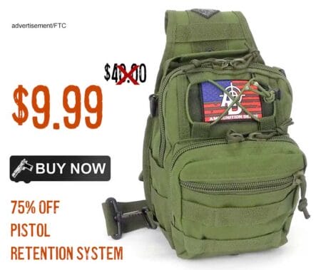 RTAC Tactical Sling Pack with Pistol Retention System lowest price