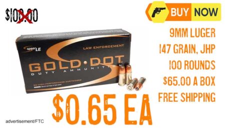 Speer Gold Dot G2 9mm Luger 147 Grain JHP Ammo lowest price nov2025