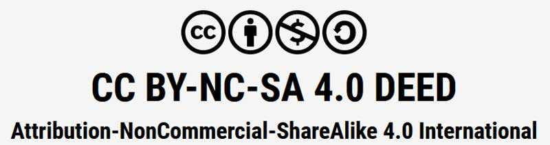 CC BY-NC-SA 4.0 Deed Attribution-NonCommercial-ShareAlike 4.0 International
