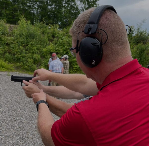 No matter how good you think you may be, or how far you believe your skills have progressed, you will ALWAYS derive benefit from having a training audit performed.Master Instructor Candidate performs a training audit assessment on a LEOSA trainee. Photo credit: Keith Hanson