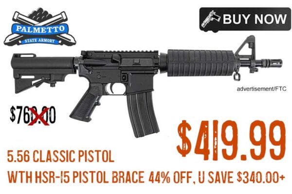 PSA AR15 10.5 Carbine 5.56 Nitride Classic Pistol lowest price july2024