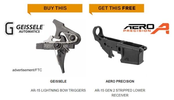 Geissele AR15 Lightning Bow Trigger Aero Precision AR15 Gen 2 Stripped Lower Receiver lowest price