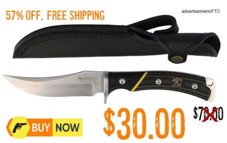 Remington Hunter Trailing Point Fixed Blade Knife lowest price sept2025