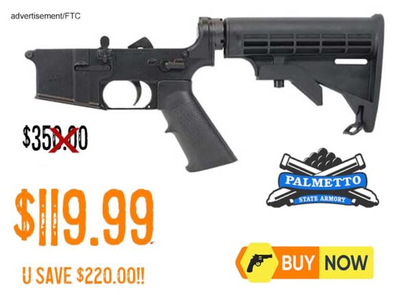 PSA Classic AR15 Complete Stealth Lower lowest price dec2025