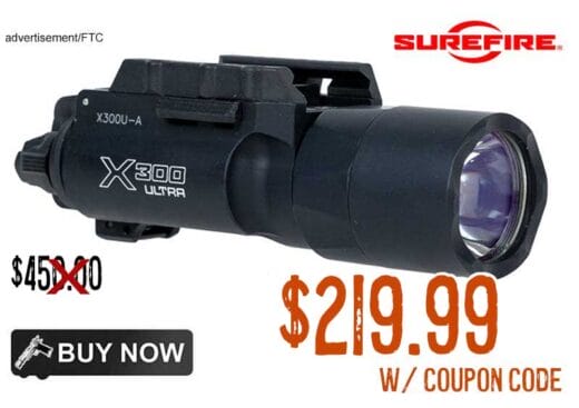 SureFire X300 Ultra Weapon Light lowest price sept2024