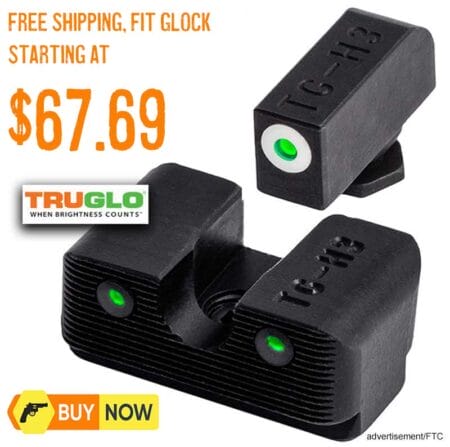 TRUGLO Tritium Pro Glow-in-The-Dark Handgun Night Sights Glock deal sale discount nov2025