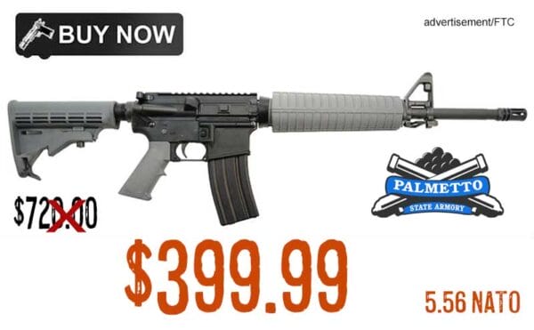 PSA PA-15 16" Phosphate A2 Mid-Length 5.56 NATO Classic AR-15 Rifle lowest price