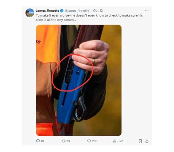 Tim Walz Embarrassing Shotgun Fumble Did not know how to opperate his new $2000.00 shotgun