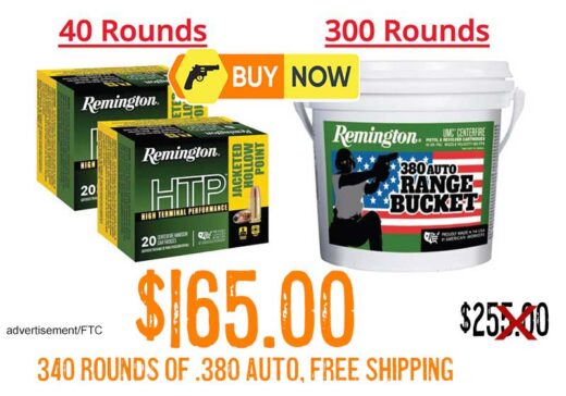 340 Rounds of .380 AUTO ammunition bereli lowest price sept2025