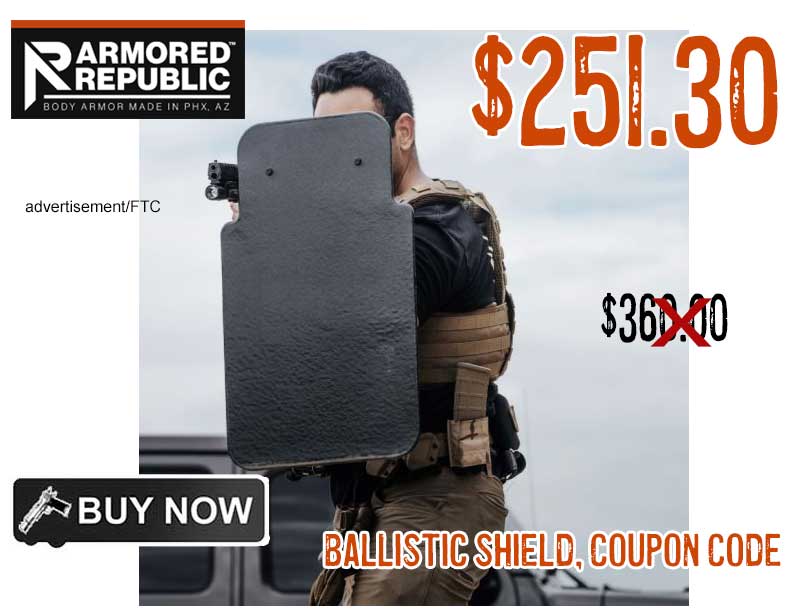 Armored Republic Alpha Shield Ballistic Shield lowest price