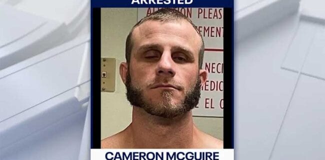 Cameron McGuire, 34, Arrested