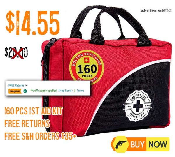Protect Life First Aid Survival Medical Kit lowest price June2025