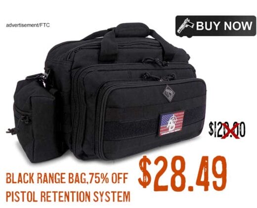 RTAC Large Range Bag with Pistol Retention System lowest price dec2024