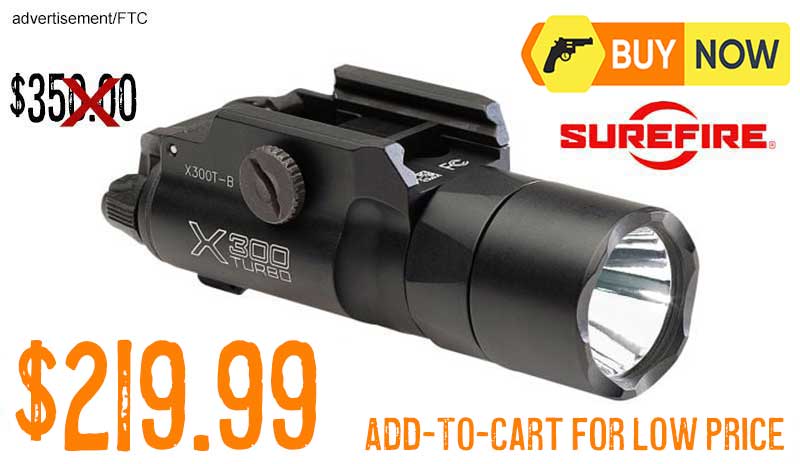 SureFire X300T-A Turbo Handgun Weapon Light lowest price may2025