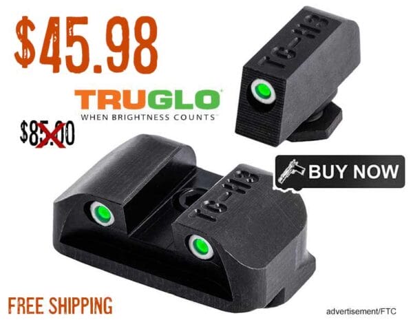 TRUGLO Tritium High-Visible Front & Rear Night Sights lowest price jan2025