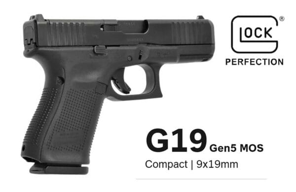 GLOCK G19 Gen5 MOS Handgun Pistol