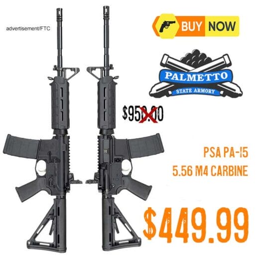 PSA PA-15 M4 Carbine 5.56 Rifle lowest price april2025