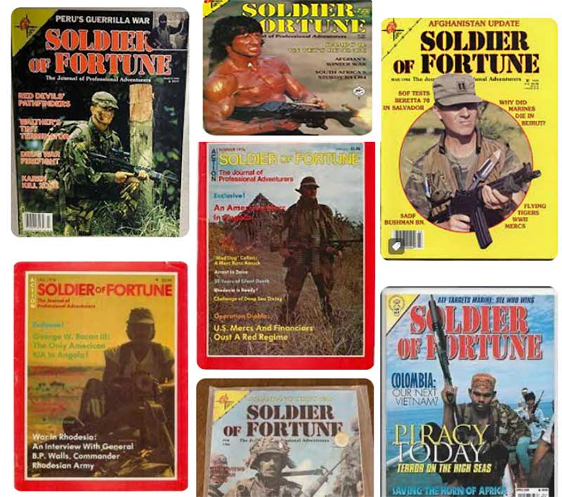 Soldier of Fortune Magazine Cover Montage