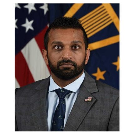 Kashyap Kash P. Patel Official Photo DOJ
