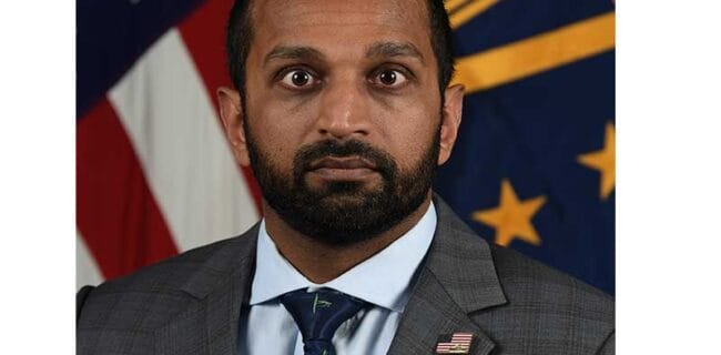 Kashyap Kash P. Patel Official Photo DOJ