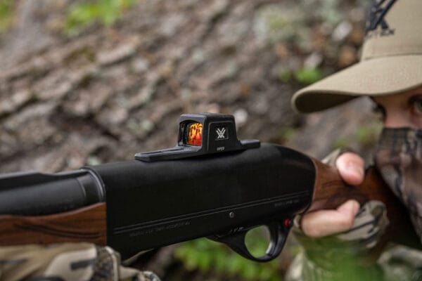 Built for the hunt, the Viper® keeps your point of aim protected with an enclosed emitter.
