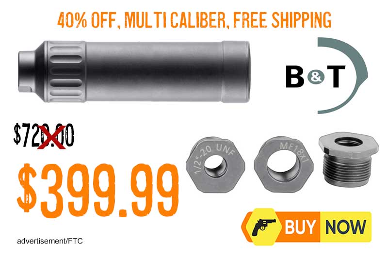 B&T StarLite Multi Caliber Hunting Suppressor lowest price