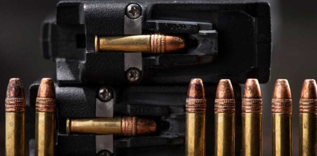 Cartridges 22LR and magazines iStock-Artem Tarasov 1435079632