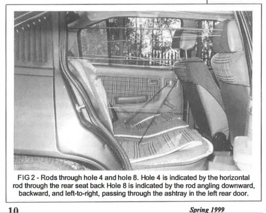 Dr. Graham D. Renshaw's, an independent firearms examiner, shooting tests using a Vauxall Astra automobile. IMG WOUND BALLISTIC REVIEW The Lee C Legg Case Vol 4 Spring 2000 Number 3