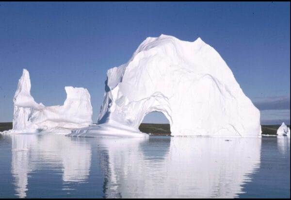 Iceberg off of Scoresby Sound, East coast of Greenland in July of 1970 Public Domain Fox-Talbot at English Wikipedia, Public domain, via Wikimedia Commons Iceberg off of Scoresby Sound, East coast of Greenland in July of 1970 Public Domain Fox-Talbot at English Wikipedia, Public domain, via Wikimedia Commons
