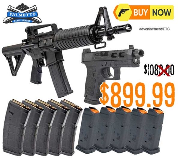 PSA AR-15 Pistol And Dagger Compact Freedom Bundle lowest price