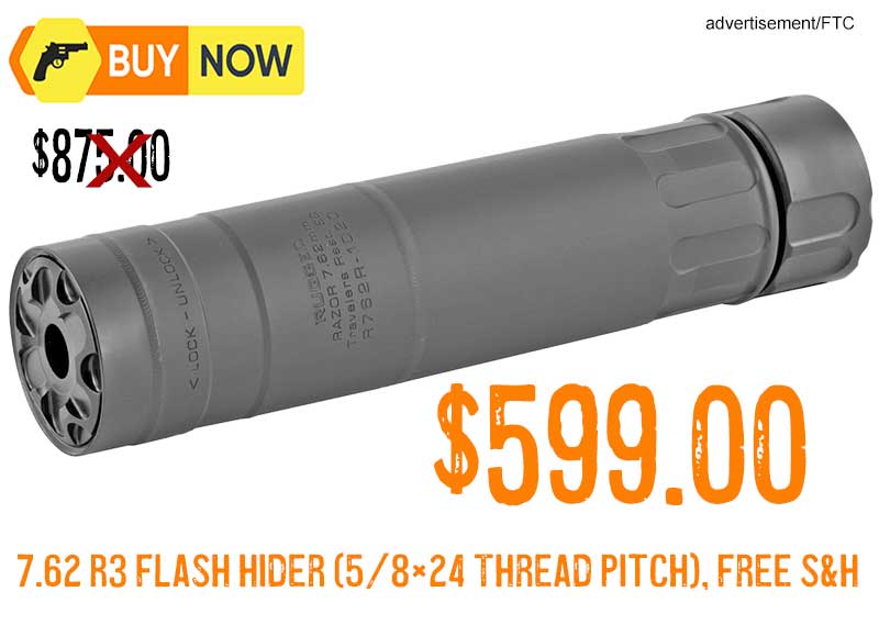 Rugged Razor 762 Suppressor lowest price