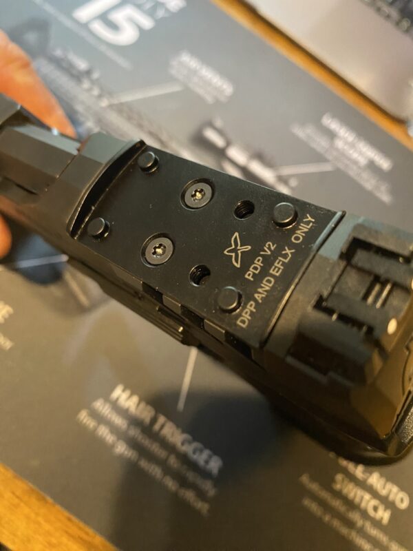Walther PDP Pro-X Optics plate for Vortex Defender