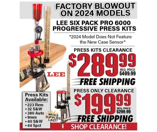 2024 LEE Six Pack Pro 6000 Progressive Press Kits sale lowest price