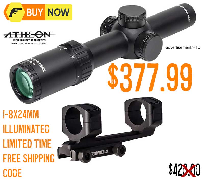 ATHLON OPTICS Argos BTR GEN2 Scope Brownells 30mm Cantilever Mount lowest price