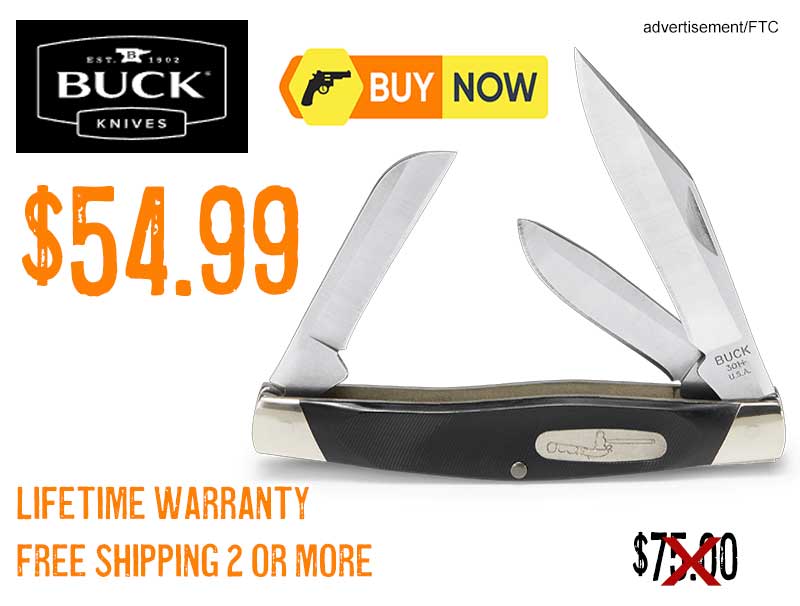 Buck Knive 3-Blade 301 Stockman Knife Lowest Price