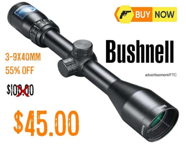 Bushnell Banner 3-9x40mm Matte Black Riflescope lowest price sept2025
